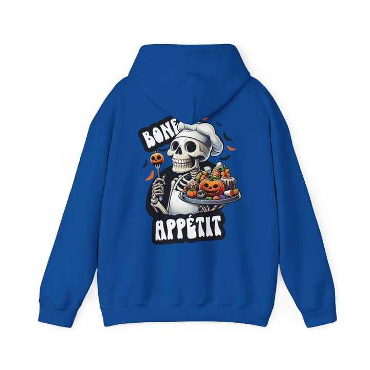 Bone Appetit Unisex Hoodie - Heliconia - S - Bone Appetit Unisex Hoodie - Tatoo Tee