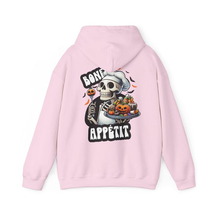 Bone Appetit Unisex Hoodie - Heliconia - S - Bone Appetit Unisex Hoodie - Tatoo Tee