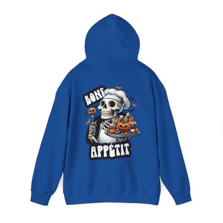 Bone Appetit Unisex Hoodie - Heliconia - S - Bone Appetit Unisex Hoodie - Tatoo Tee