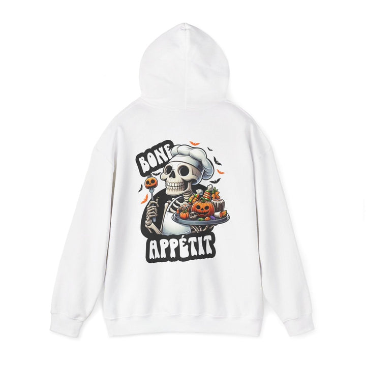 Bone Appetit Unisex Hoodie - Heliconia - S - Bone Appetit Unisex Hoodie - Tatoo Tee