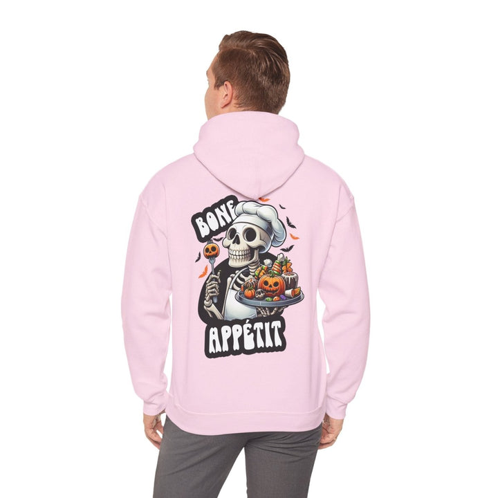 Bone Appetit Unisex Hoodie - Light Pink - S - Bone Appetit Unisex Hoodie - Tatoo Tee