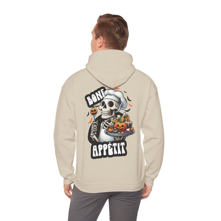 Bone Appetit Unisex Hoodie - Sand - S - Bone Appetit Unisex Hoodie - Tatoo Tee