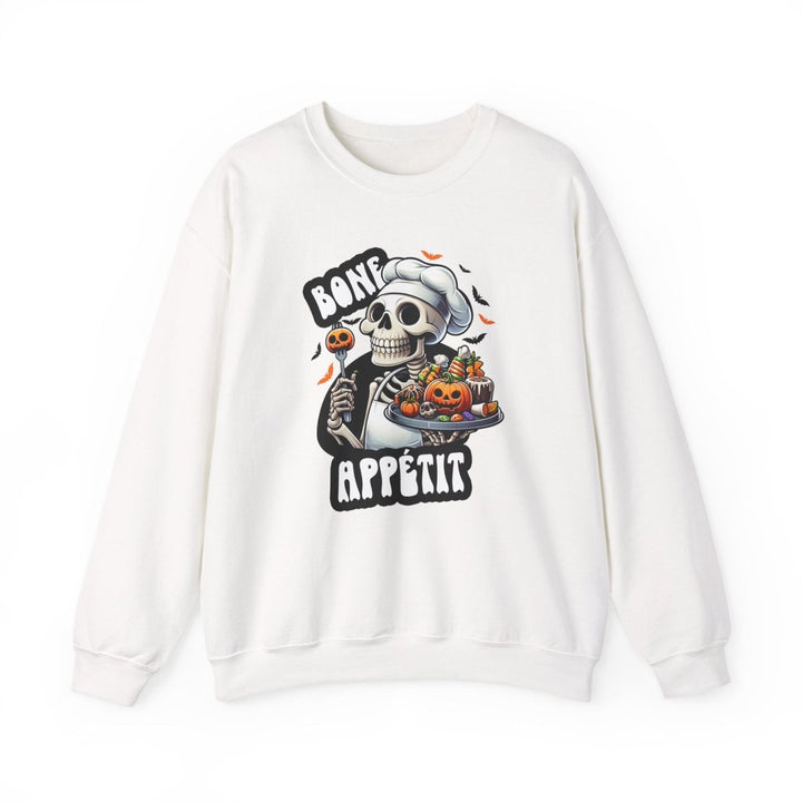 Bone Appetit Unisex Sweatshirt - Antique Cherry Red - S - Bone Appetit Unisex Sweatshirt - Tatoo Tee