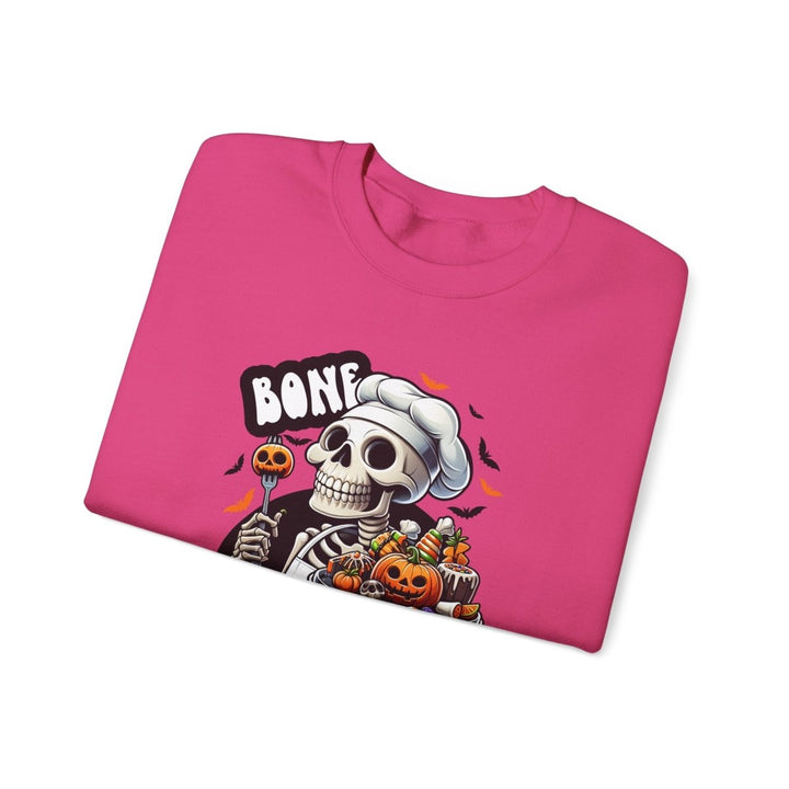 Bone Appetit Unisex Sweatshirt - Antique Cherry Red - S - Bone Appetit Unisex Sweatshirt - Tatoo Tee