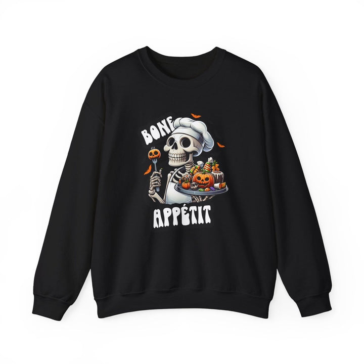 Bone Appetit Unisex Sweatshirt - Black - S - Bone Appetit Unisex Sweatshirt - Tatoo Tee