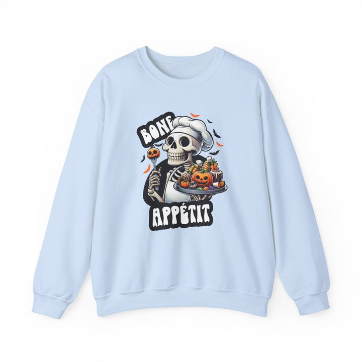Bone Appetit Unisex Sweatshirt - Light Blue - S - Bone Appetit Unisex Sweatshirt - Tatoo Tee