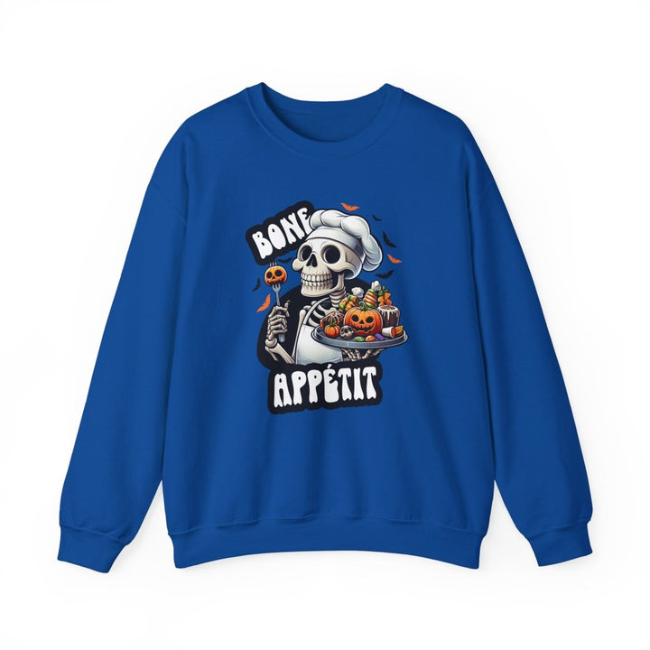 Bone Appetit Unisex Sweatshirt - Royal - S - Bone Appetit Unisex Sweatshirt - Tatoo Tee