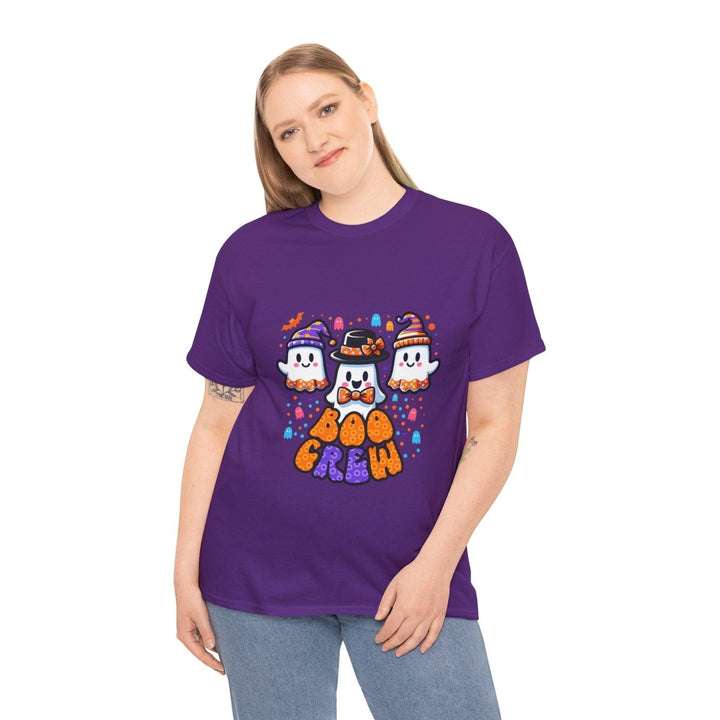 Boo Crew Unisex Heavy Cotton Tee - Cardinal Red - S - Boo Crew Unisex Heavy Cotton Tee - Tatoo Tee