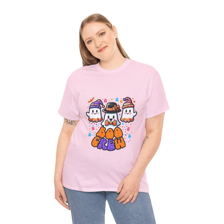 Boo Crew Unisex Heavy Cotton Tee - Cardinal Red - S - Boo Crew Unisex Heavy Cotton Tee - Tatoo Tee