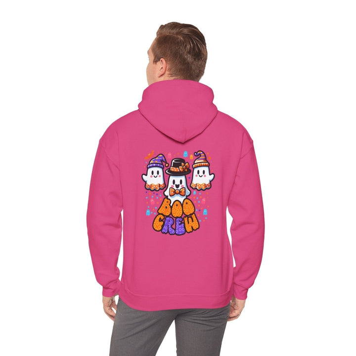Boo Crew Unisex Hoodie - Heliconia - S - Boo Crew Unisex Hoodie - Tatoo Tee
