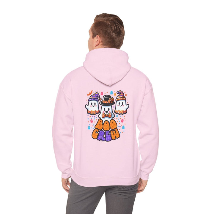Boo Crew Unisex Hoodie - Light Pink - S - Boo Crew Unisex Hoodie - Tatoo Tee