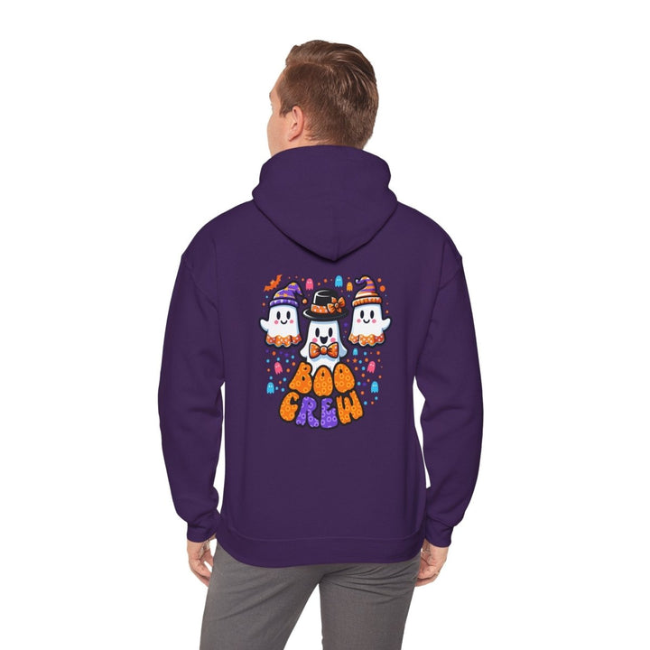 Boo Crew Unisex Hoodie - Purple - S - Boo Crew Unisex Hoodie - Tatoo Tee