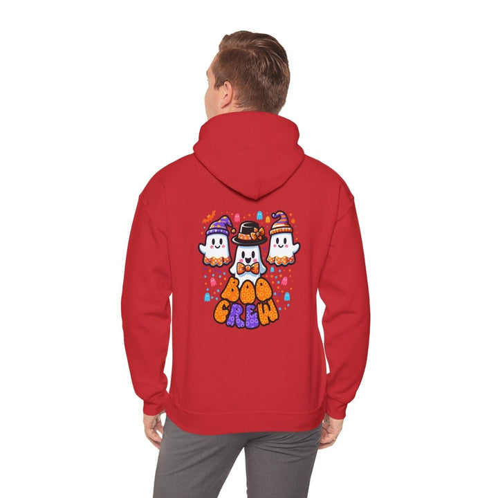 Boo Crew Unisex Hoodie - Red - S - Boo Crew Unisex Hoodie - Tatoo Tee