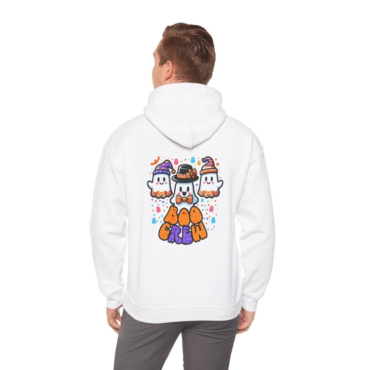 Boo Crew Unisex Hoodie - White - S - Boo Crew Unisex Hoodie - Tatoo Tee
