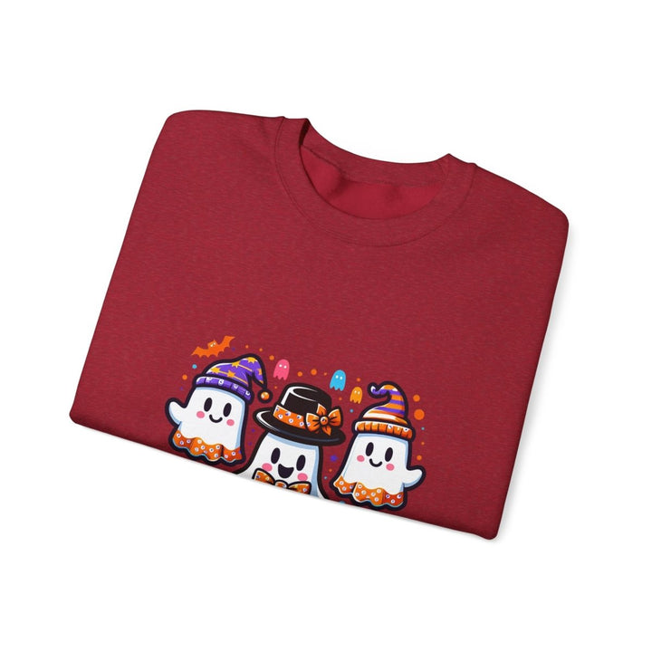 Boo Crew Unisex Sweatshirt - S - Antique Cherry Red - Boo Crew Unisex Sweatshirt - Tatoo Tee