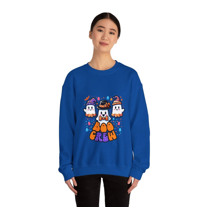 Boo Crew Unisex Sweatshirt - S - Antique Cherry Red - Boo Crew Unisex Sweatshirt - Tatoo Tee