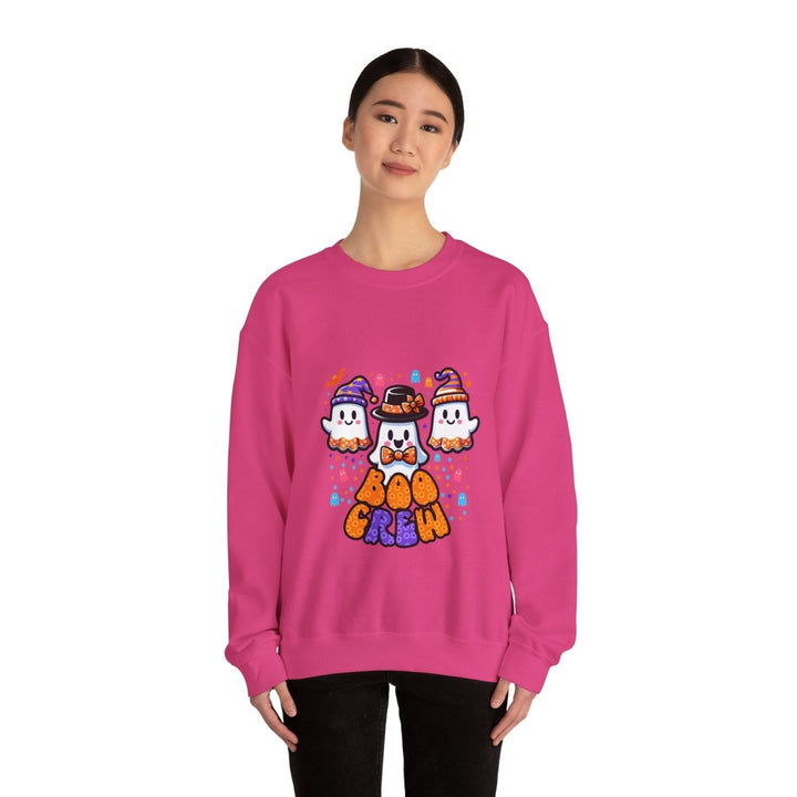 Boo Crew Unisex Sweatshirt - S - Antique Cherry Red - Boo Crew Unisex Sweatshirt - Tatoo Tee