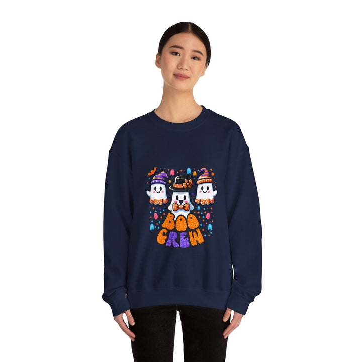 Boo Crew Unisex Sweatshirt - S - Antique Cherry Red - Boo Crew Unisex Sweatshirt - Tatoo Tee