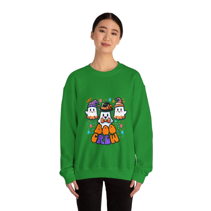 Boo Crew Unisex Sweatshirt - S - Antique Cherry Red - Boo Crew Unisex Sweatshirt - Tatoo Tee