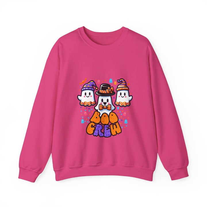 Boo Crew Unisex Sweatshirt - S - Heliconia - Boo Crew Unisex Sweatshirt - Tatoo Tee
