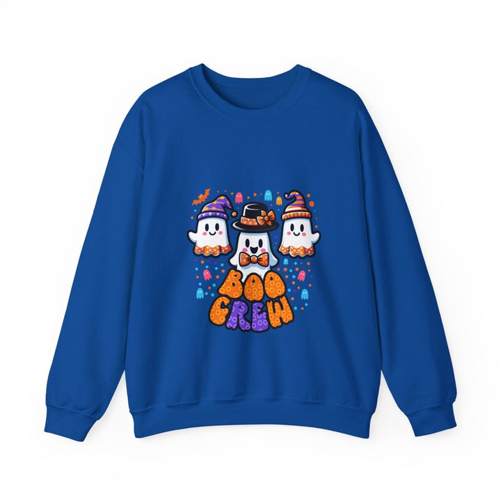 Boo Crew Unisex Sweatshirt - S - Royal - Boo Crew Unisex Sweatshirt - Tatoo Tee