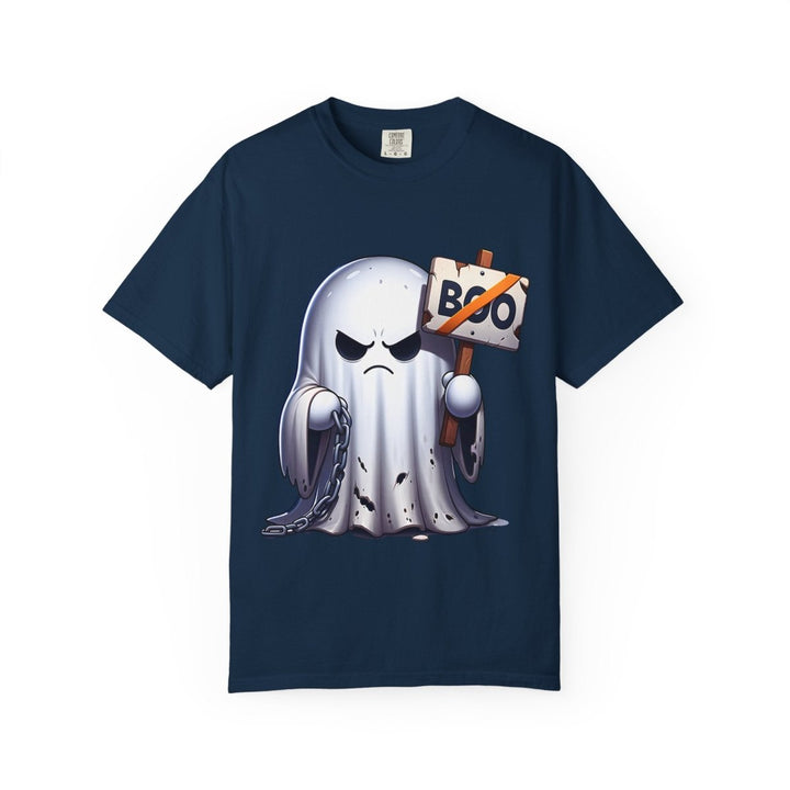 Boo Ghost Unisex T-Shirt - Spooky Halloween Tee, Funny Ghost Graphic - Red - S - Boo Ghost Unisex T-Shirt - Spooky Halloween Tee, Funny Ghost Graphic - Tatoo Tee