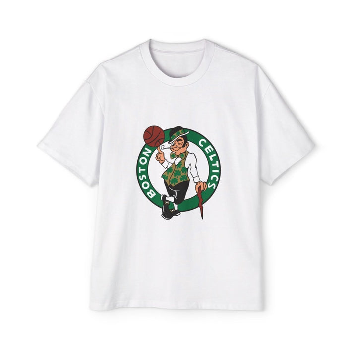 Boston Celtics Oversized Tee - Heavyweight Basketball Shirt - S - Navy - Boston Celtics Oversized Tee - Heavyweight Basketball Shirt - Tatoo Tee