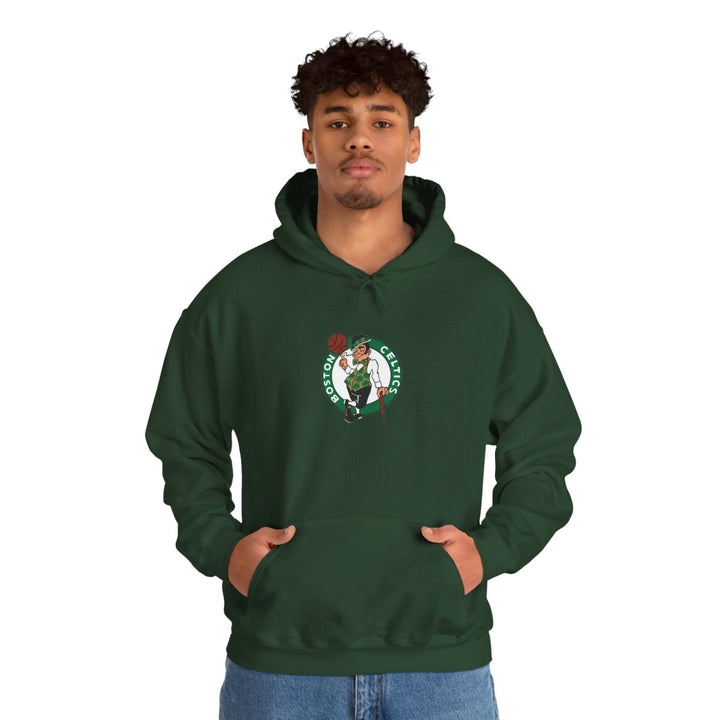 Boston Celtics Unisex Heavy Blend™ Hooded Sweatshirt - Forest Green - S - Boston Celtics Unisex Heavy Blend™ Hooded Sweatshirt - Tatoo Tee