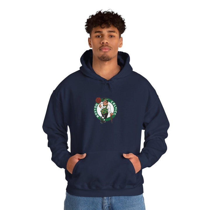 Boston Celtics Unisex Heavy Blend™ Hooded Sweatshirt - Navy - S - Boston Celtics Unisex Heavy Blend™ Hooded Sweatshirt - Tatoo Tee
