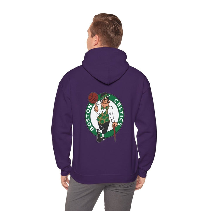 Boston Celtics Unisex Heavy Blend™ Hooded Sweatshirt - Purple - S - Boston Celtics Unisex Heavy Blend™ Hooded Sweatshirt - Tatoo Tee