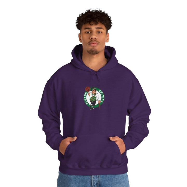 Boston Celtics Unisex Heavy Blend™ Hooded Sweatshirt - Purple - S - Boston Celtics Unisex Heavy Blend™ Hooded Sweatshirt - Tatoo Tee