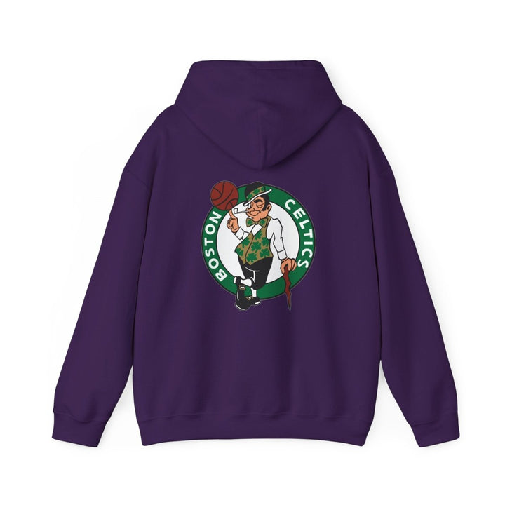 Boston Celtics Unisex Heavy Blend™ Hooded Sweatshirt - Purple - S - Boston Celtics Unisex Heavy Blend™ Hooded Sweatshirt - Tatoo Tee