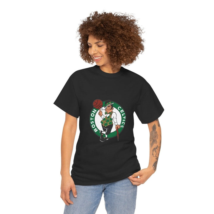 Boston Celtics Unisex Heavy Cotton Tee - Perfect for Basketball Fans - Purple - S - Boston Celtics Unisex Heavy Cotton Tee - Perfect for Basketball Fans - Tatoo Tee
