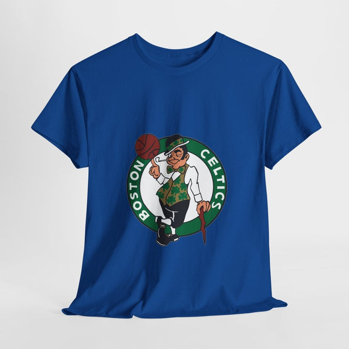 Boston Celtics Unisex Heavy Cotton Tee - Perfect for Basketball Fans - Purple - S - Boston Celtics Unisex Heavy Cotton Tee - Perfect for Basketball Fans - Tatoo Tee