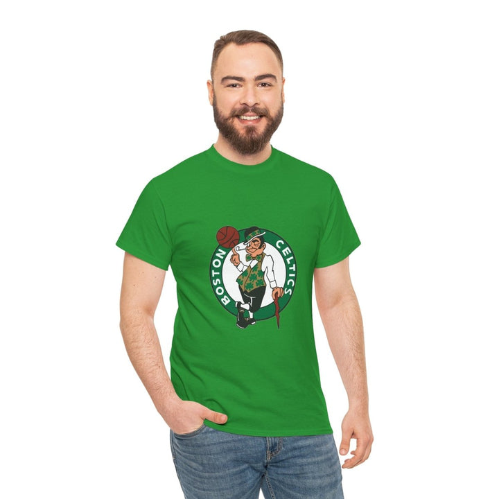 Boston Celtics Unisex Heavy Cotton Tee - Perfect for Basketball Fans - Purple - S - Boston Celtics Unisex Heavy Cotton Tee - Perfect for Basketball Fans - Tatoo Tee