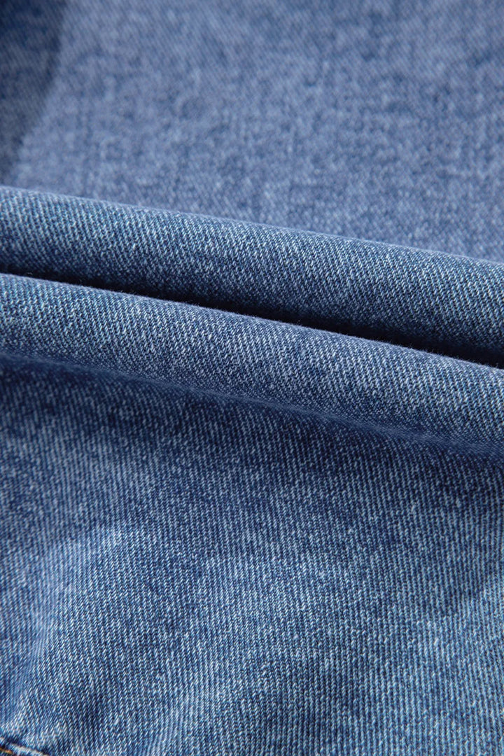 Button Up Cap Sleeve Denim Jacket - Medium - S - 8e17b230 - d3be - 4771 - 9428 - aa14bf4f8ee8 - Max - Origin - Tatoo Tee