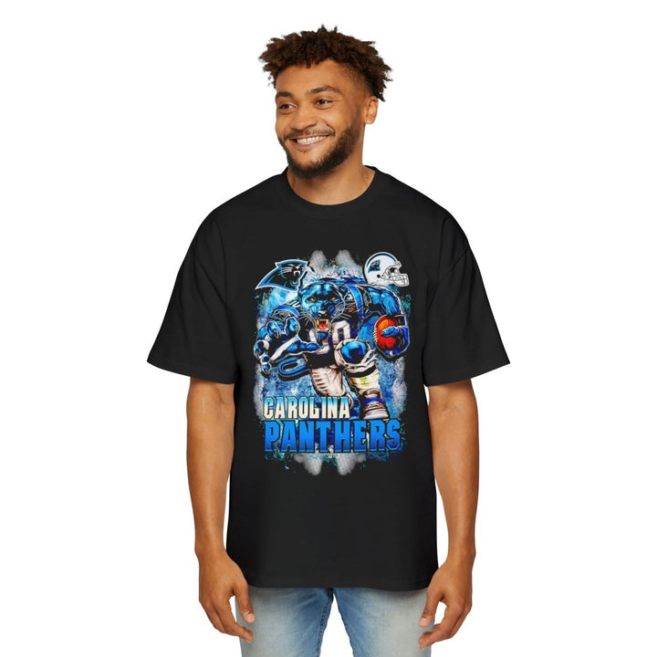 Carolina Panthers Oversized Tee, Football Fan Shirt, Casual Streetwear - S - Black - Carolina Panthers Oversized Tee, Football Fan Shirt, Casual Streetwear - Tatoo Tee