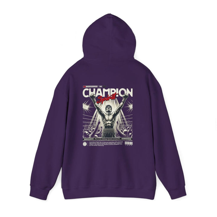 Champion Spirit Unisex Heavy Blend™ Hooded Sweatshirt - Motivational Graphic Apparel - Purple - S - Champion Spirit Unisex Heavy Blend™ Hooded Sweatshirt - Motivational Graphic Apparel - Tatoo Tee