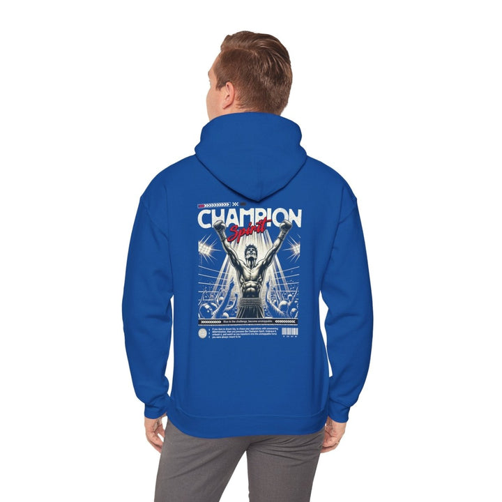 Champion Spirit Unisex Heavy Blend™ Hooded Sweatshirt - Motivational Graphic Apparel - Royal - S - Champion Spirit Unisex Heavy Blend™ Hooded Sweatshirt - Motivational Graphic Apparel - Tatoo Tee