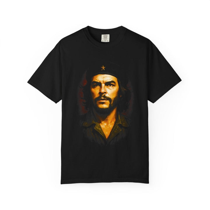 Che Guevara Inspired Unisex Garment - Dyed T-Shirt, Vintage Tee - Black - S - Che Guevara Inspired Unisex Garment - Dyed T-Shirt, Vintage Tee - Tatoo Tee