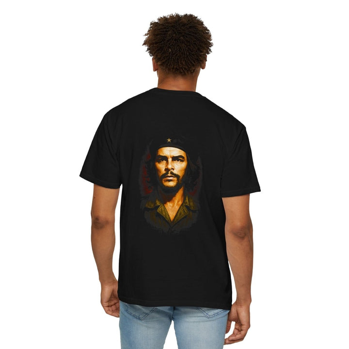 Che Guevara Inspired Unisex Garment - Dyed T-Shirt, Vintage Tee - Black - S - Che Guevara Inspired Unisex Garment - Dyed T-Shirt, Vintage Tee - Tatoo Tee