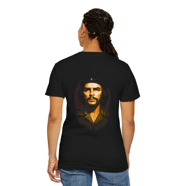 Che Guevara Inspired Unisex Garment - Dyed T-Shirt, Vintage Tee - Black - S - Che Guevara Inspired Unisex Garment - Dyed T-Shirt, Vintage Tee - Tatoo Tee
