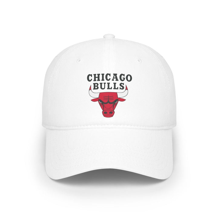 Chicago Bulls Low Profile Baseball Cap | Sports Fan Hat, Gift for Him, Unisex Cap, Casual Wear, Team Apparel - White - One size - Chicago Bulls Low Profile Baseball Cap | Sports Fan Hat, Gift for Him, Unisex Cap, Casual Wear, Team Apparel - Tatoo Tee