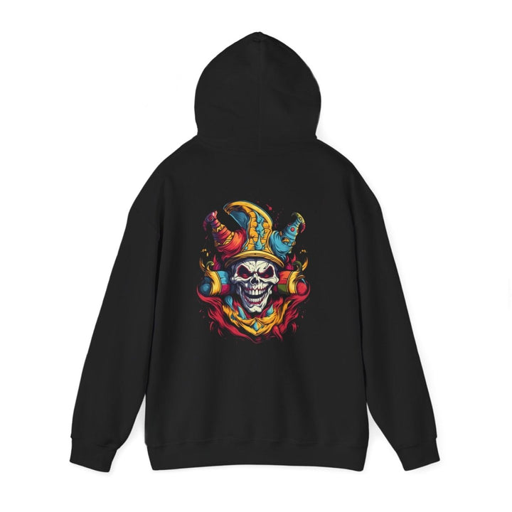 Clown Skull Unisex Hoodie - Light Pink - S - Clown Skull Unisex Hoodie - Tatoo Tee