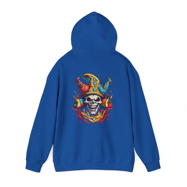 Clown Skull Unisex Hoodie - Light Pink - S - Clown Skull Unisex Hoodie - Tatoo Tee