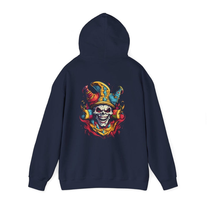 Clown Skull Unisex Hoodie - Light Pink - S - Clown Skull Unisex Hoodie - Tatoo Tee