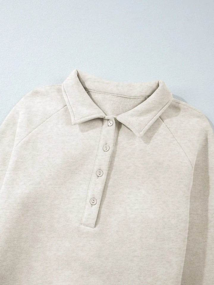 Collared Sweatshirt and High Waist Pants Active Set - Light Gray - M - 907b2409 - 94ab - 4726 - 9747 - 213c5960c25e - Max - Origin - Tatoo Tee