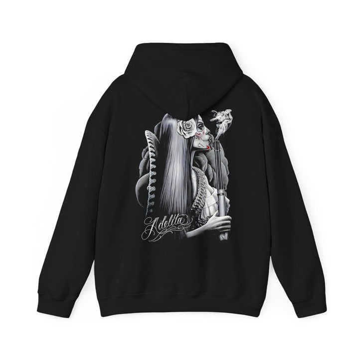 Comfy Unisex Hoodie with Unique Art Design - Perfect for Everyday Wear - Black - S - Comfy Unisex Hoodie with Unique Art Design - Perfect for Everyday Wear - Tatoo Tee