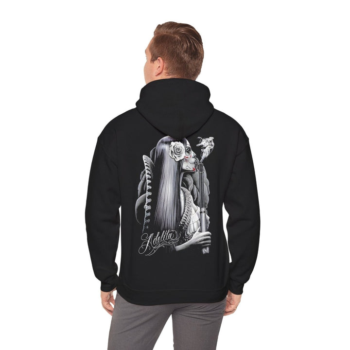 Comfy Unisex Hoodie with Unique Art Design - Perfect for Everyday Wear - Black - S - Comfy Unisex Hoodie with Unique Art Design - Perfect for Everyday Wear - Tatoo Tee
