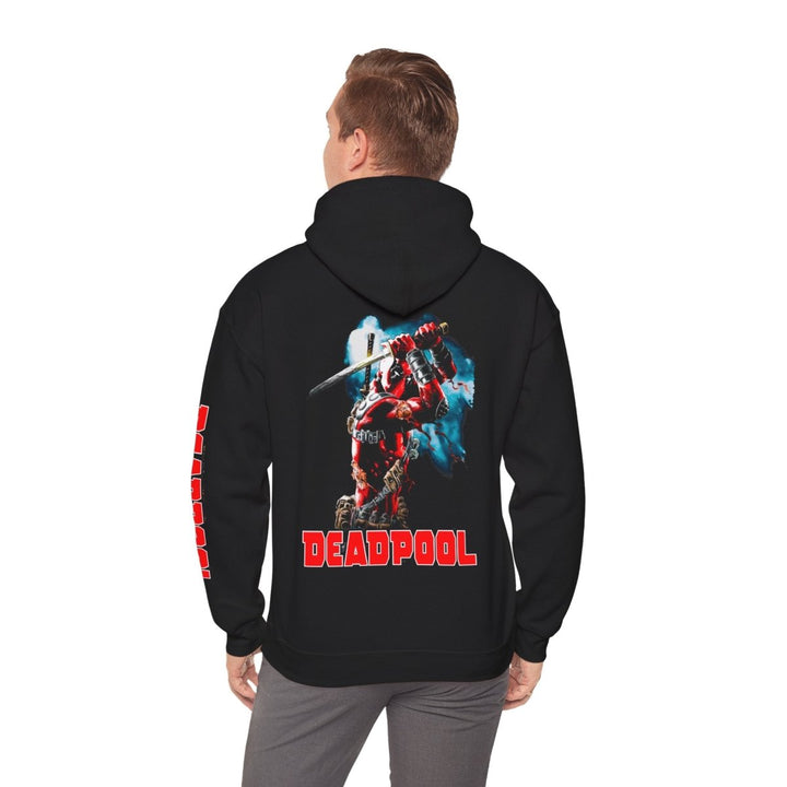 Deadpool Graphic Hoodie for Marvel Fans, Superhero Sweatshirt, Unisex Fashion - Black - S - Deadpool Graphic Hoodie for Marvel Fans, Superhero Sweatshirt, Unisex Fashion - Tatoo Tee
